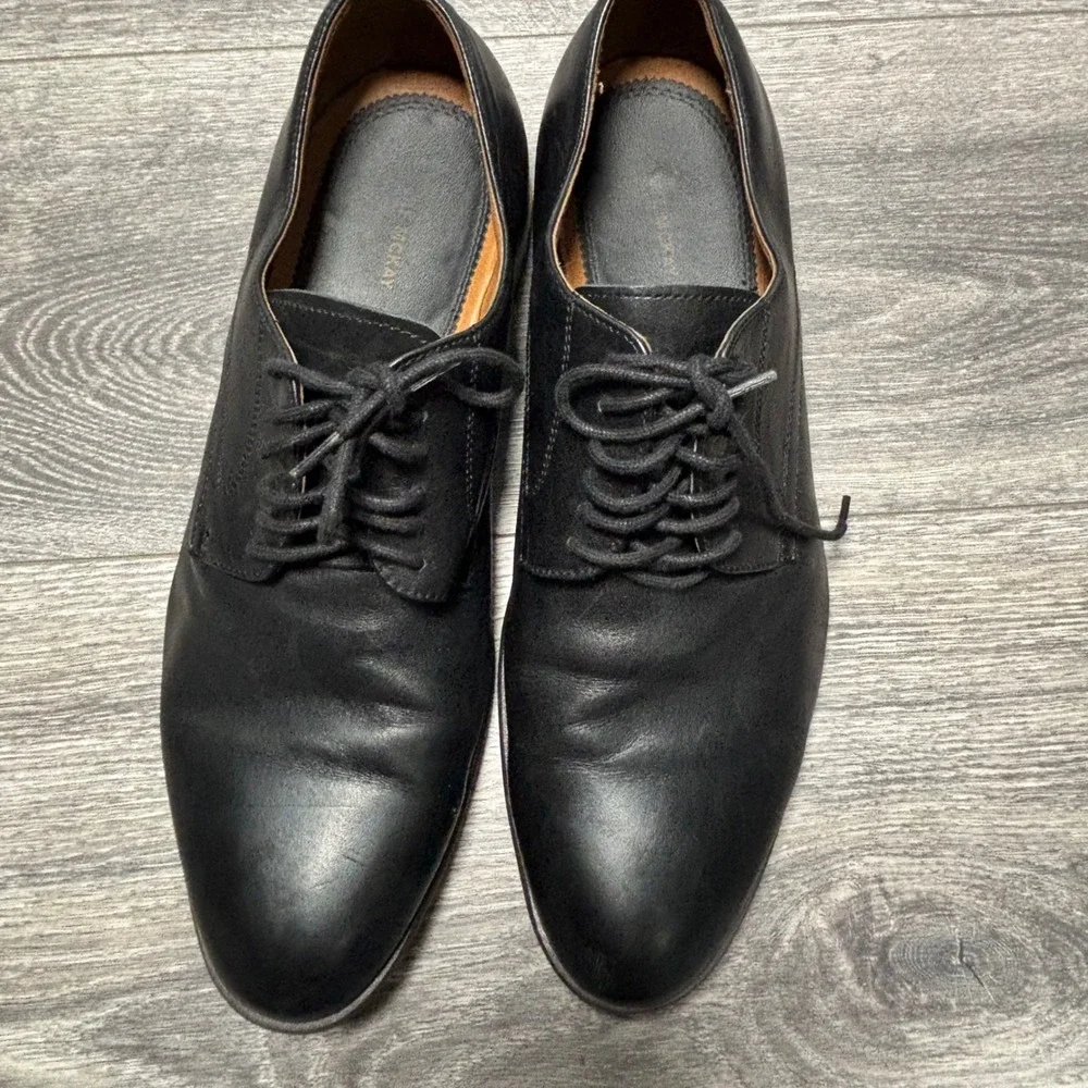 Blake McKay‎ Black Leather Lace Up Oxford Dress Shoes Men's Size 10.5